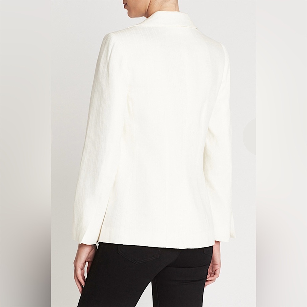 Frame Off White Single Button Classic Fine Blazer… - image 2
